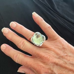 Statement David Yurman Prasiolite Ring!